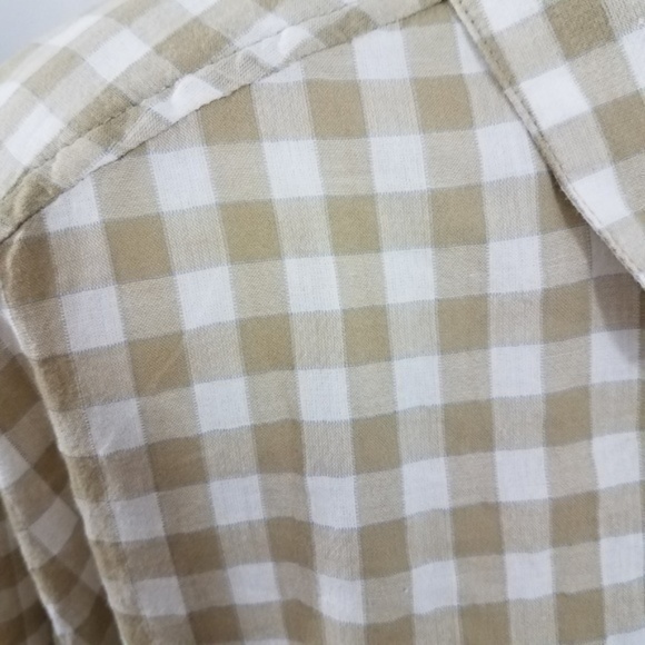 Horny Toad Mens Shirt XL Cuba Libre LS Brown White - Picture 7 of 8